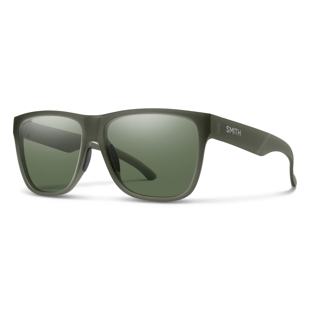 SMITH Lowdown XL 2 Sunglasses – Performance Sports Active Sunglasses For Running or Everyday Wear – For Men & Women – Matte Moss Crystal + Grey Green ChromaPop Polarized Lenses